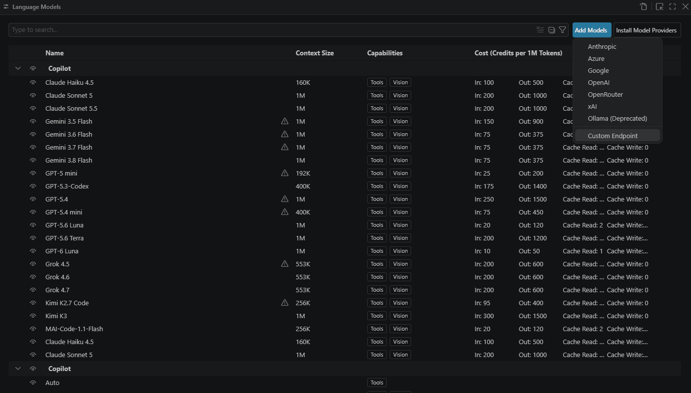 Custom Endpoint