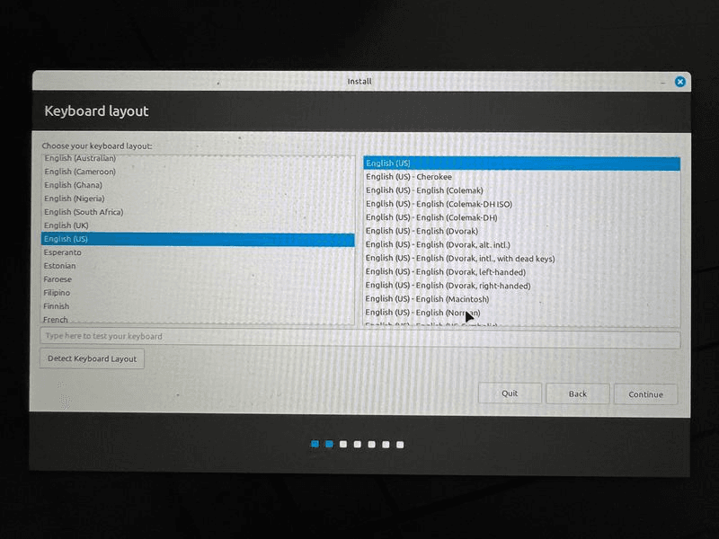 Keyboard Layout