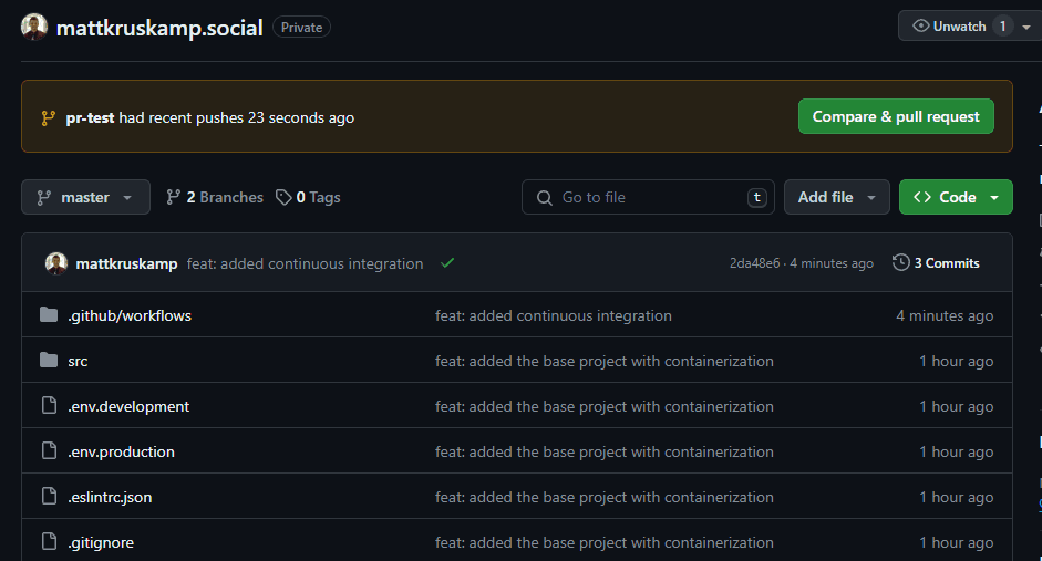New pull request